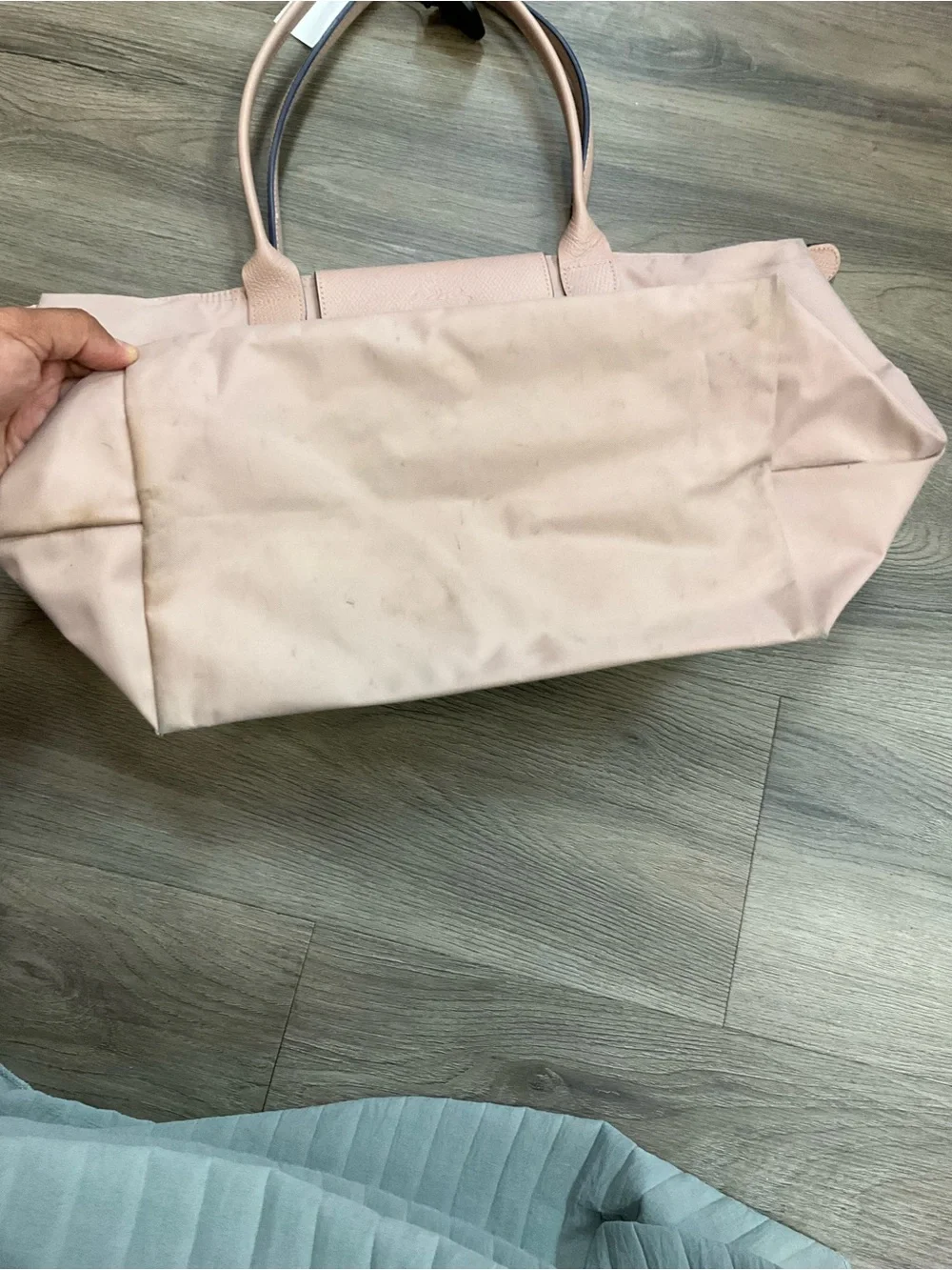 Longchamp Large Tote in Light Blush Pink